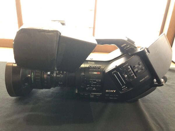 XDCAM EXカムコーダー SONY PMW-EX3 中古動作品 純正のワイコン、ACアダプター/チャージャー BC-U1 値下