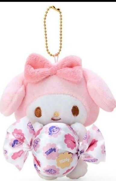 サンリオ マイメロディ ミルキー コラボ マスコットホルダー ぬいぐるみ キーホルダー