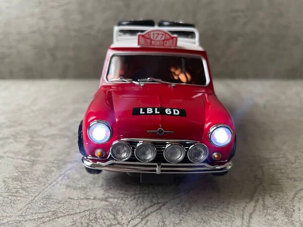 京商ミニッツリット モーリスミニクーパー1275Sモンテカルロ改・LED電飾、リポバッテリー仕様