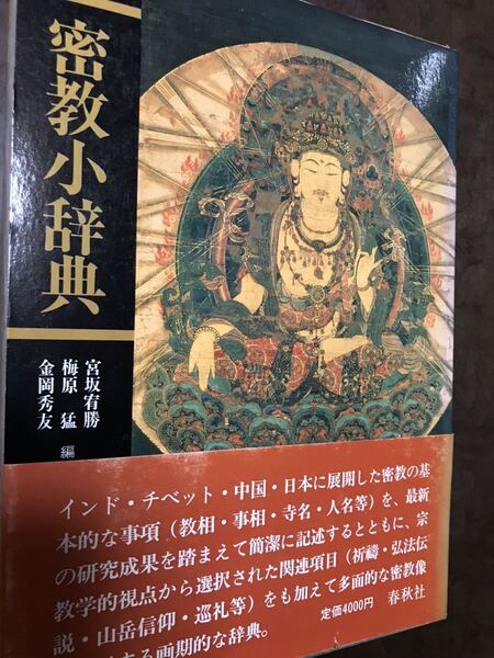 密教小辞典　宮坂 宥勝　金岡 秀友　梅原 猛　春秋社　美本