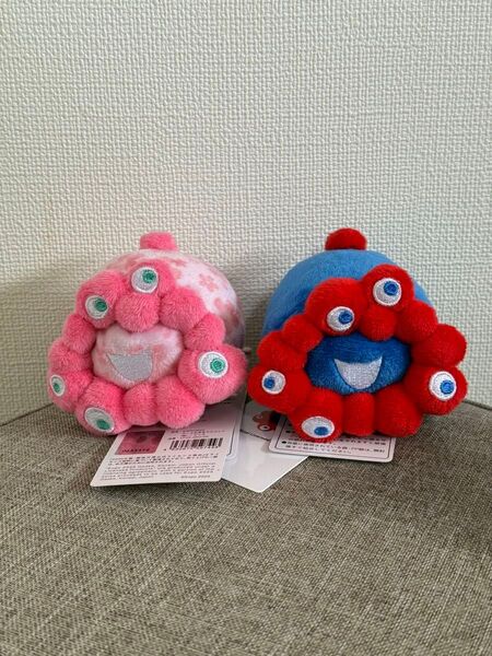 ミャクミャク ロールお手玉マスコット ピンク&ノーマル 関西万博 桜