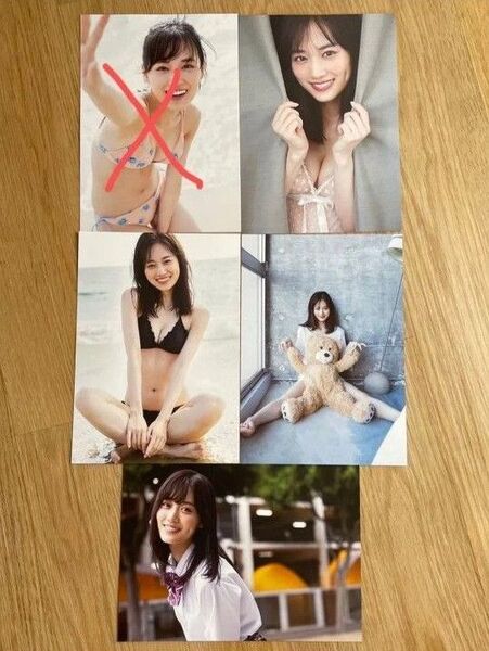 乃木坂46 山下美月 2nd 写真集付属ポストカード4枚セット