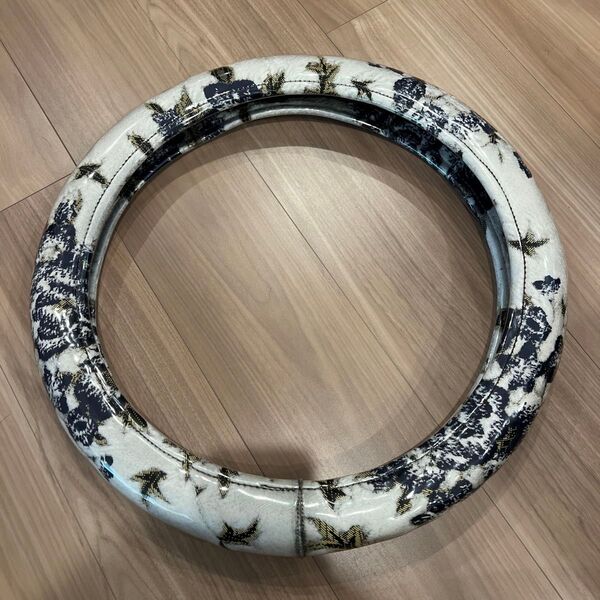 雅 極太ハンドルカバー 金華山マドンナ ホワイト 2HS 45〜46cm用 トラック