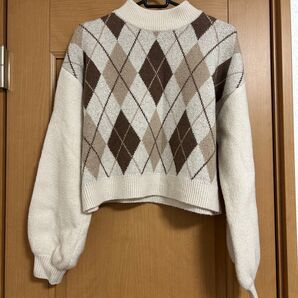 INGNI アーガイル柄ニット Mサイズ