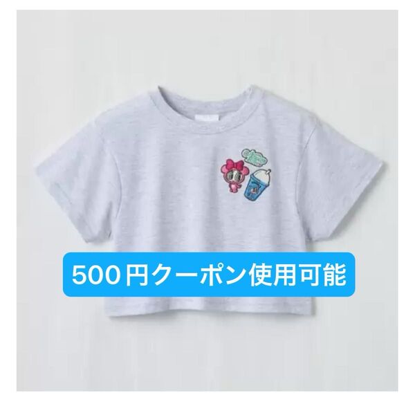 エンジェルブルー しまむら Tシャツ 90 ベビー キッズ グレー