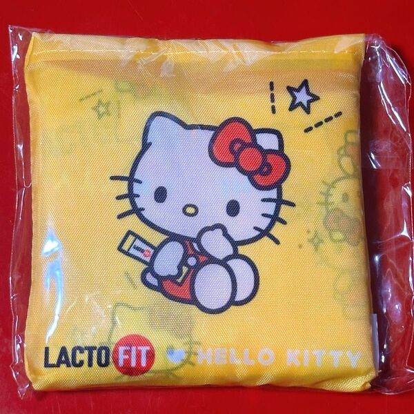 HELLO KITTY キティちゃん エコバッグ 非売品 / ラクトフィット コラボ サンリオ オリヤン限定