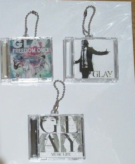 GLAY 30th Anniversary ミニチュア CD キーホルダー3種