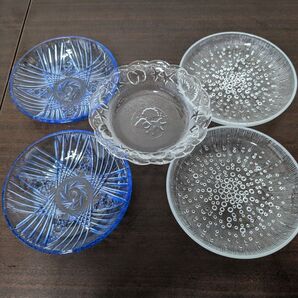 ガラス製小皿 5枚セット
