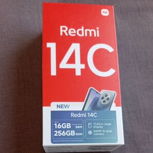redmi 14C 上位機種!16GB/256GB 国内版!ブルー