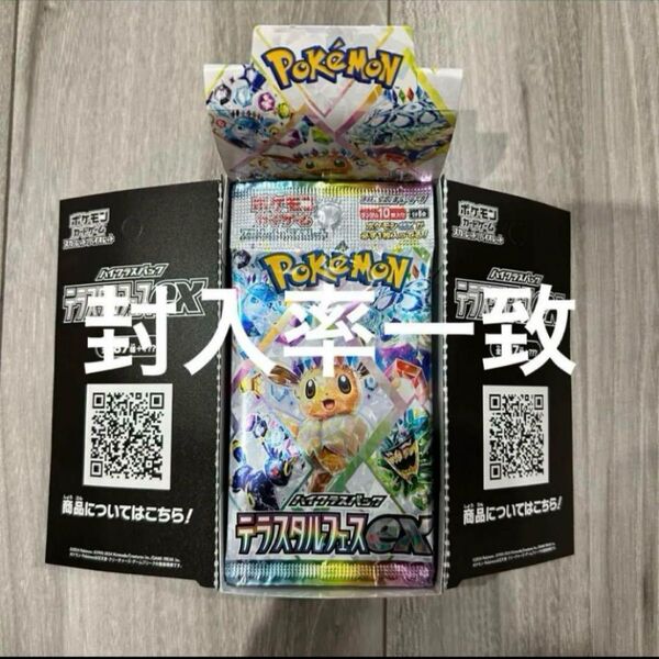 テラスタルフェスex 1BOX 封入率一致 ポケモンカードゲーム
