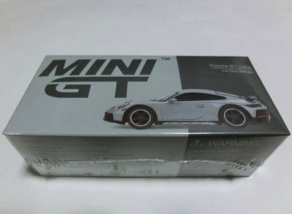 MINI GT 1/64 ポルシェ 911 ダカール アイスグレーメタリック 左ハンドル MGT00891-L 新品