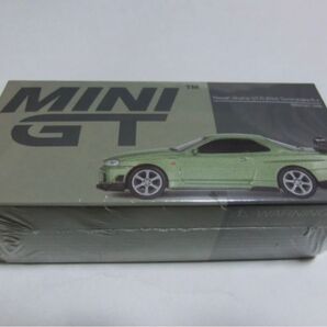 MINI GT 1/64 Nissan スカイライン GT-R R34 トミーカイラ R-z ミレニアムジェイド 右ハンドル 新品