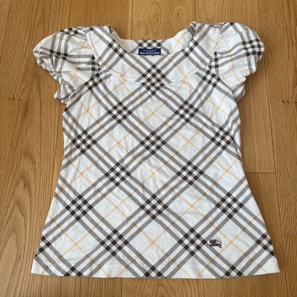 BURBERRY BLUE LABEL ノバチェック Tシャツ 38 M バーバリーブルーレーベル トップス 半袖