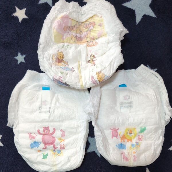 紙オムツ 3枚セットサンプル 西松屋スマートエンジェルМ L グーンLパンツタイプ