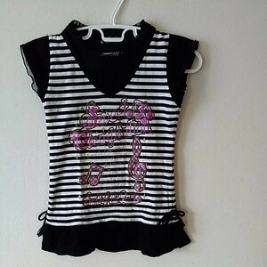 130 女の子 タンクトップ　 半袖Tシャツ　トップス