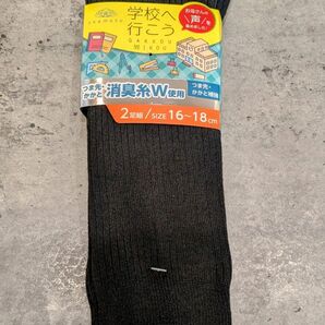 【最終価格!!】スクールソックス2足組 16~18cm