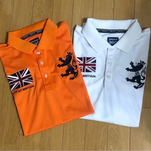 ゴルフウエア Admiral ポロシャツ Lサイズ 2色セット