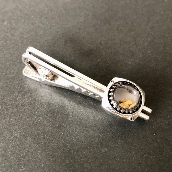 美品 金箔入り タイピン ネクタイピン タイバー メンズ お洒落 おしゃれ ヴィンテージ アンティーク ビンテージ 昭和レトロ