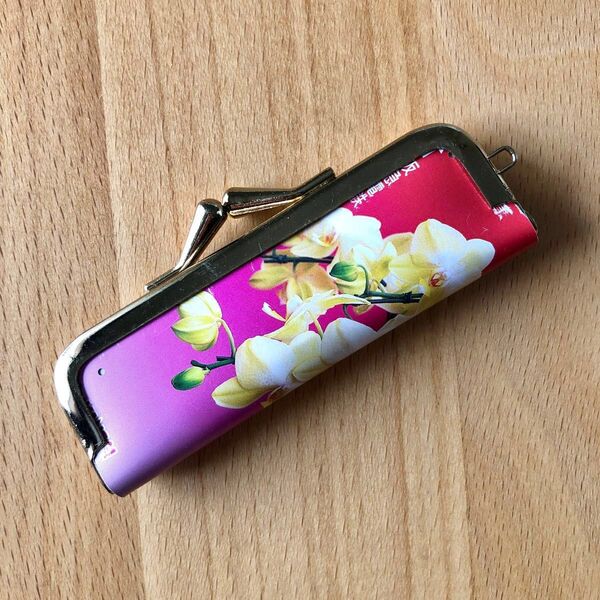 印鑑ケース はんこケース 手作り ハンドメイド がま口 印鑑入れ ハンコ入れ
