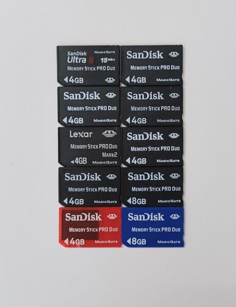 メモリースティック PRO DUO 4&8GB 10枚セット