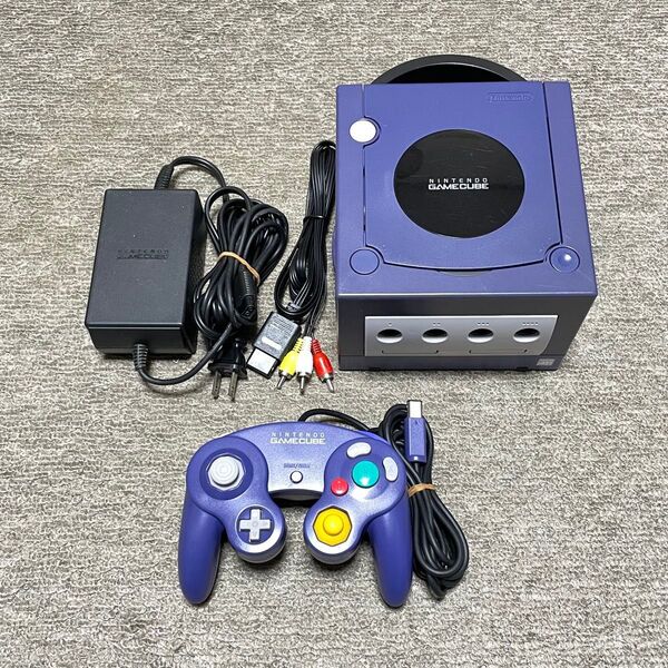 Nintendo ゲームキューブ本体 バイオレット コントローラー