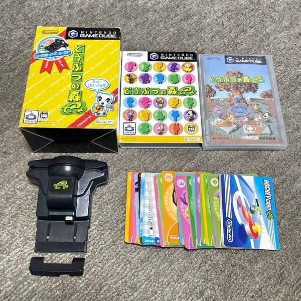 Nintendo ゲームキューブ どうぶつの森e+、カードeリーダー+