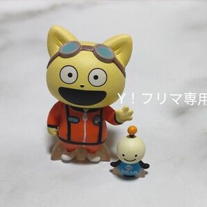 にしむらゆうじ 宇宙なんちゃらこてつくん スタンドフィギュア こてつくん&DAXA ガチャガチャ