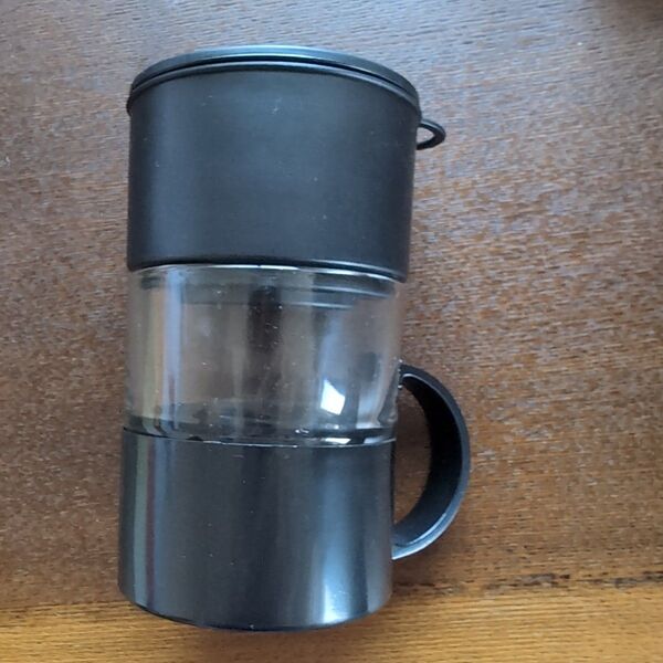 未使用品 蓋付きドリッパー付きコーヒーカップ