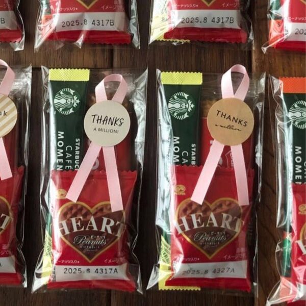 スタバ thank youプチギフト お菓子詰め合わせ 6お礼 感謝 退職異動