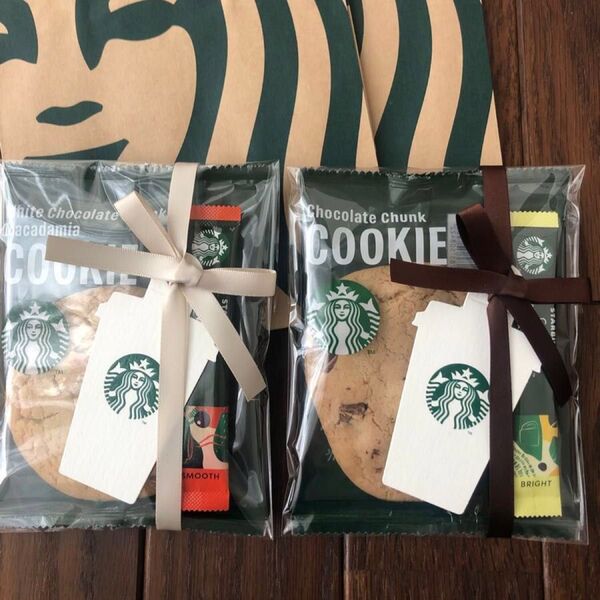 スタバ プチギフト お菓子詰め合わせ 2 thank you 感謝 お礼 退職異動 誕生日ギフト