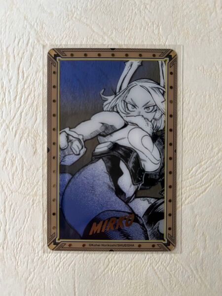 ヒロアカ クリアカード ミルコ 僕のヒーローアカデミア 原画展