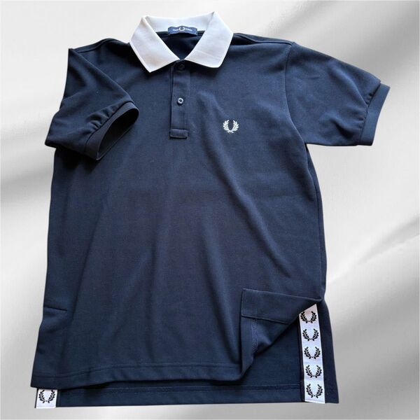 超美品Fred Perry SIDE TAPED フレッドペリー ポロシャツ 半袖 トップス