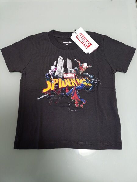 グラニフ スパイダーマン 半袖 Tシャツ 100cm 新品タグ付き