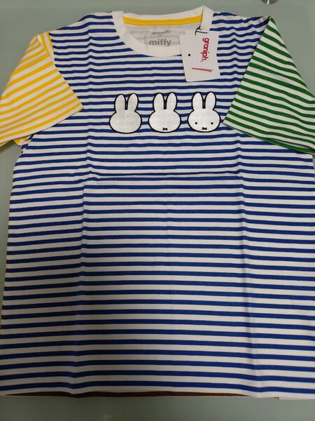 グラニフ ミッフィー ボーダー Tシャツ 150cm 新品タグ付き