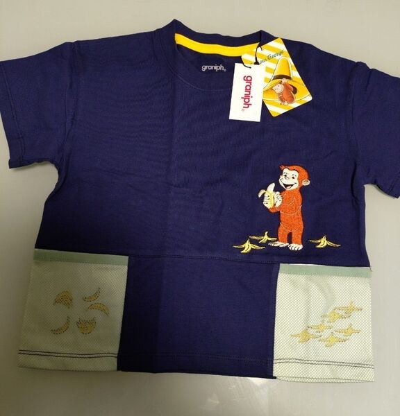 グラニフ おさるのジョージ Tシャツ 半袖 110cm 新品タグ付き