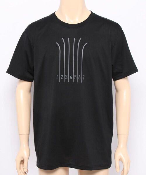 adidas アディダス M 吸汗速乾 Tシャツ カットソー ブラック スポーツ 半袖Tシャツ 黒
