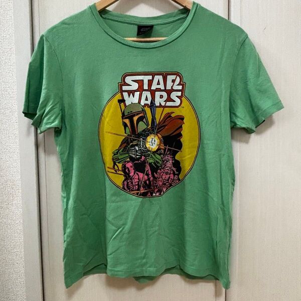 GU スターウォーズ 古着 レディース Sサイズ グリーン みどり Tシャツ 半袖