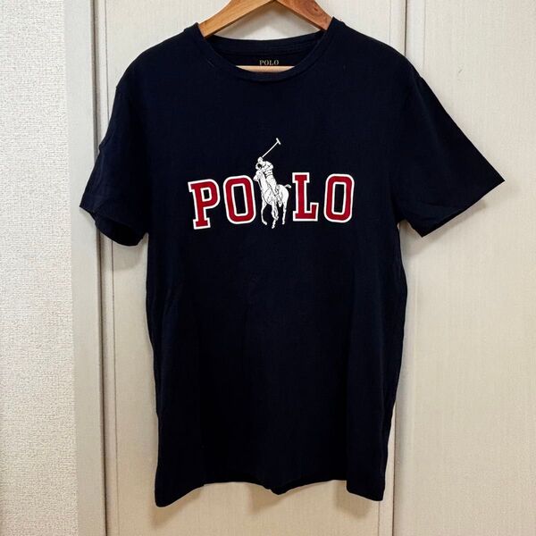 ポロラルフローレン Tシャツ ビッグポニー 綿100% キッズ 170 ネイビー 半袖