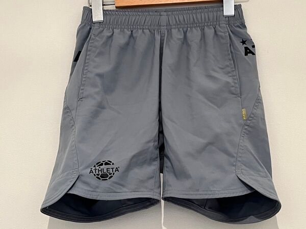 アスレタ ハーフパンツ(140サイズ) サッカー トレーニングウェア グレー