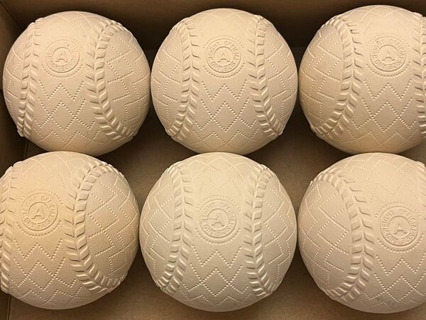 【6球】メガスポーツ 野球ボール(A号球) 軟式野球ボール ボール 練習球 試合球 公認球 A球 野球用