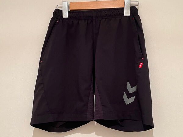 ヒュンメル ハーフパンツ(140サイズ)サッカー トレーニングウェア ブラック