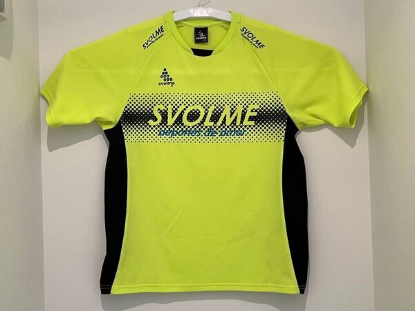 SVOLME 半袖 Tシャツ(Oサイズ)スボルメ サッカー トレーニングウェア イエロー×ブラック SVOLME