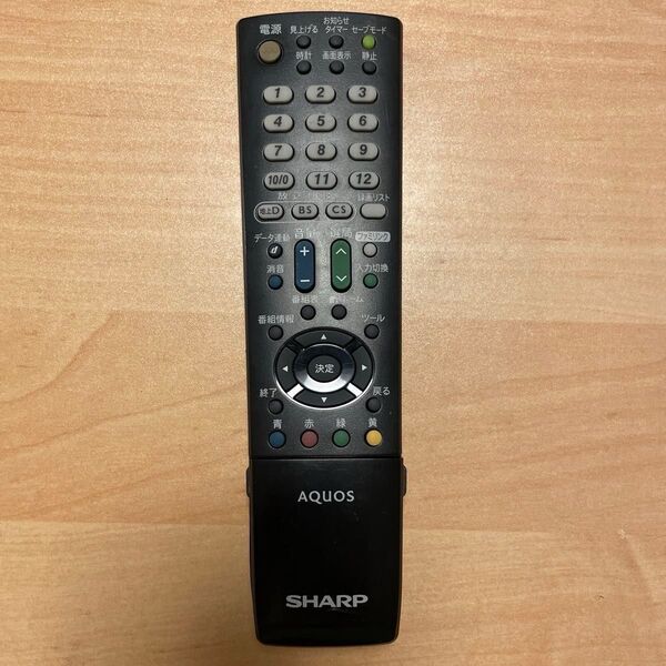 SHARP AQUOS テレビリモコン GA995WJSA