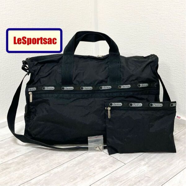 レスポートサック Wキーロック レディース2wayボストンバッグ ショルダーバッグ レスポ LESPORTSAC
