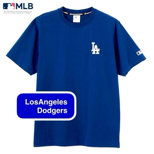 新品!ロサンゼルス ドジャース LA刺繍ロゴデザイン メンズ ビッグサイズ 半袖Tシャツ 大谷翔平・山本由伸・佐々木朗希