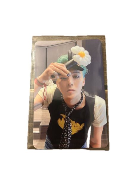 BIGBANG G-DRAGON 公式グッズ G-DRAGON BERMENSCHツアー ジヨン トレーディングカード トレカ