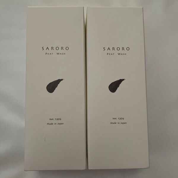 SARORO PEAT WASH 泥炭洗顔パック 120g 2本セット