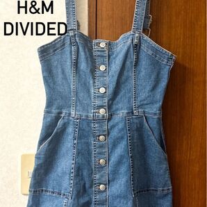 H&M DIVIDED デニム キャミワンピース