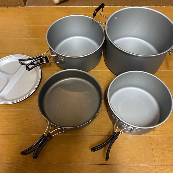 クッカーセット 4点セット キャンプ アウトドア 調理器具