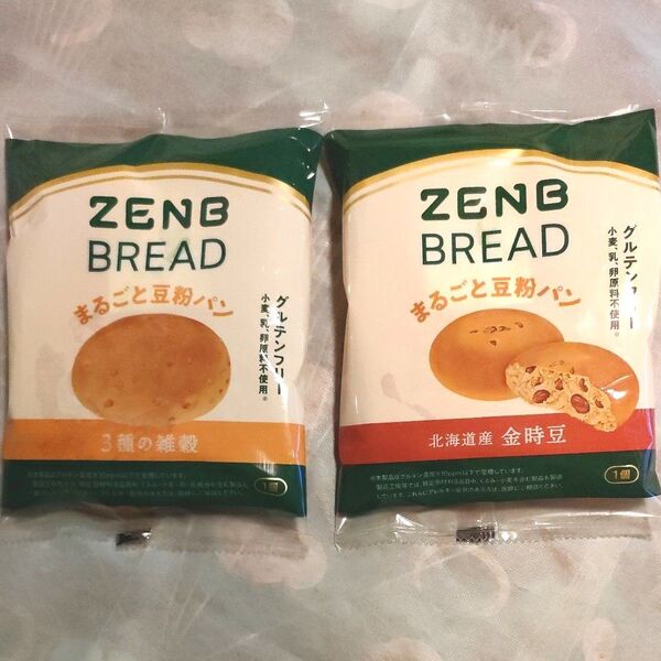 ゼンブブレッド 7袋 金時豆 3種の雑穀 ZENB BREAD
